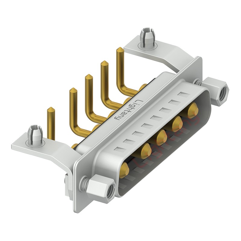 5W5公PCB彎插板/鉚支架10.8/大電流10A