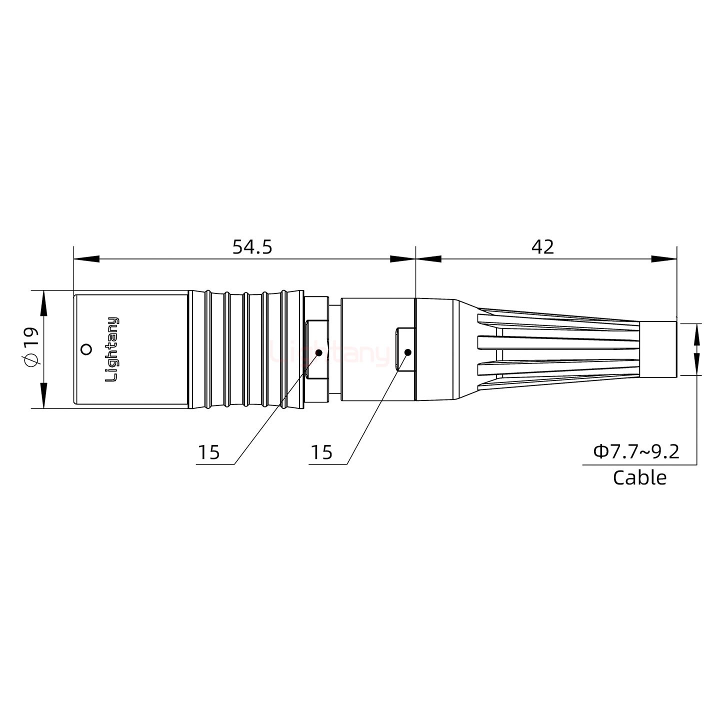 PHG.3B.005.CLLD92Z帶護(hù)套浮動(dòng)插座