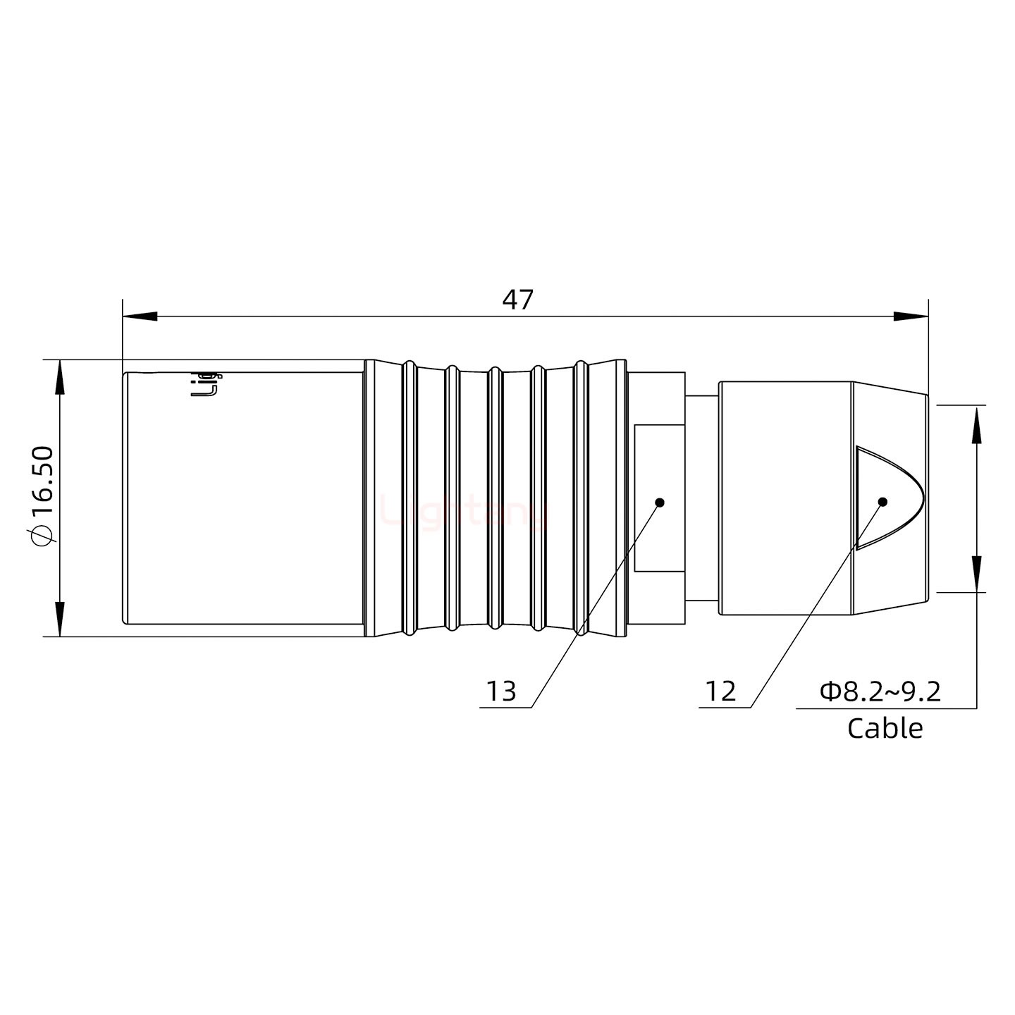 PHG.2B.012.CLLD92推拉自鎖浮動插座