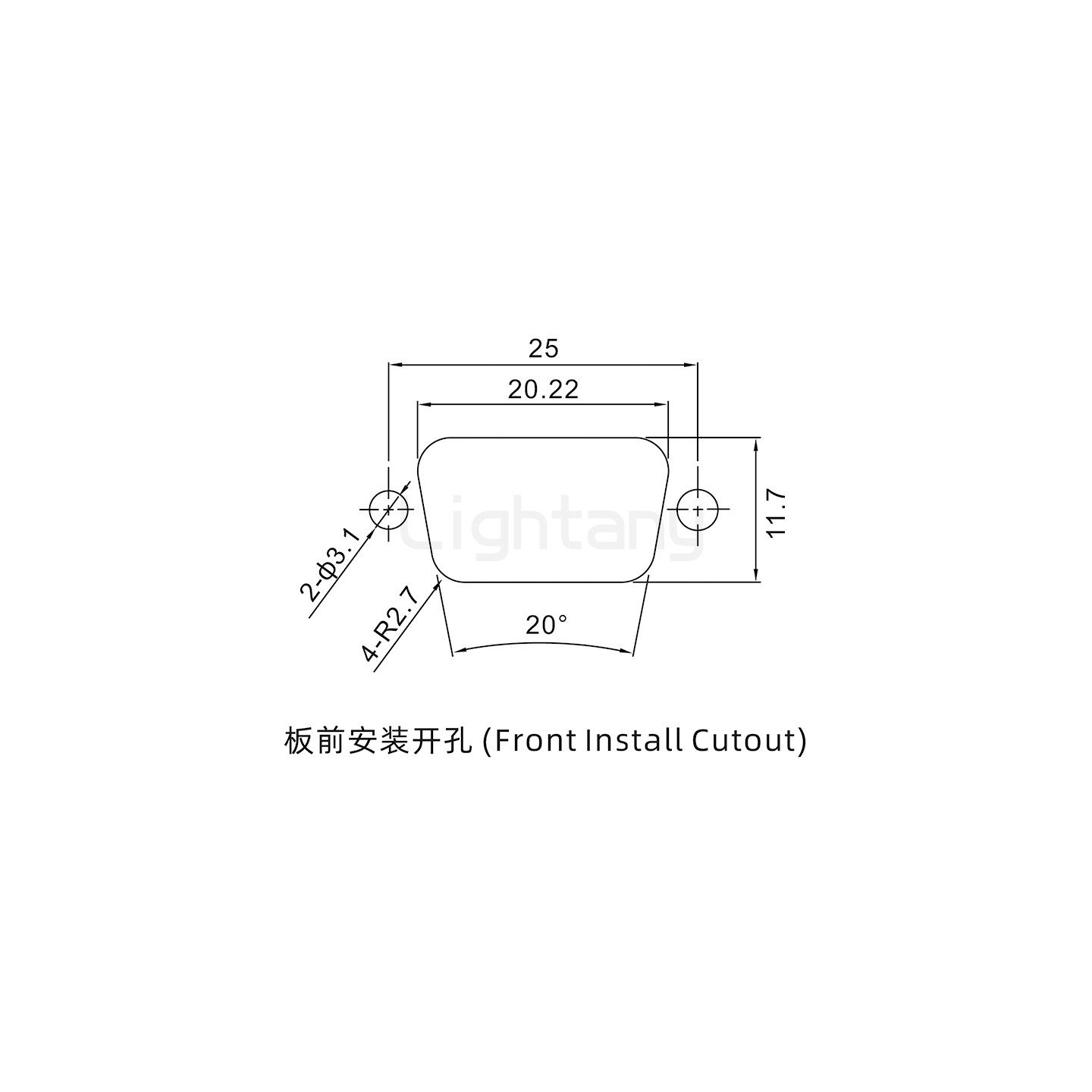 防水2W2公焊線式/鎖螺絲/射頻同軸50歐姆