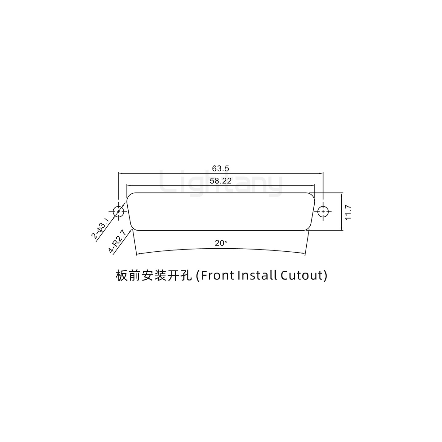 8W8公焊線式/鎖螺絲螺母+防水墊片/大電流40A